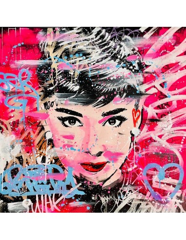 Audrey Hepburn Graffity NYC destockage