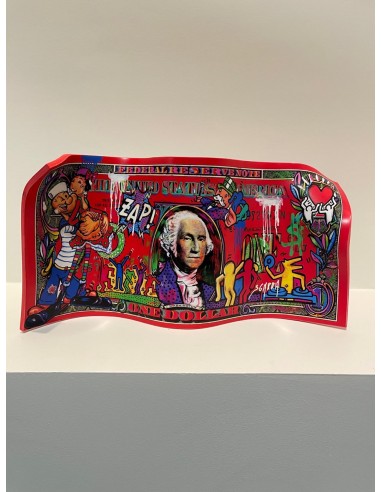 Robert Sgarra Dollar Keith Haring rouge amoureux outlet