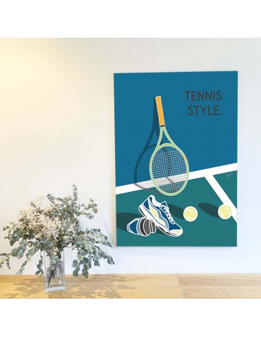 Tennis style. US Open - Laminé Livraison rapide