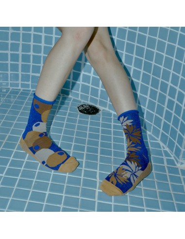 Chaussettes Lamé Sparkling Blue prix