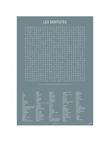 LES DENTISTES 70x100 cm livraison et retour toujours gratuits