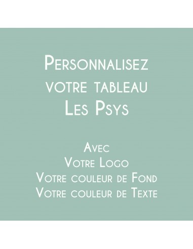 LES PSYCHOLOGUES personnalisés 50-70% off 