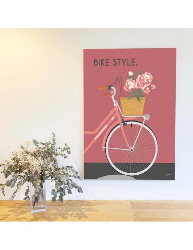 Bike style. pink laminé commande en ligne