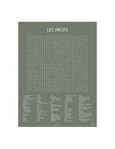 LES PROFESSEURS 60x80 cm Les êtres humains sont 