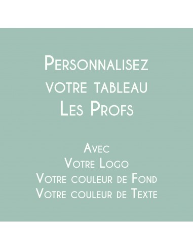 LES PROFESSEURS personnalisé sélection de produits