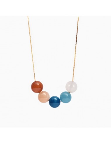 Collier Wolcott Bleu solde