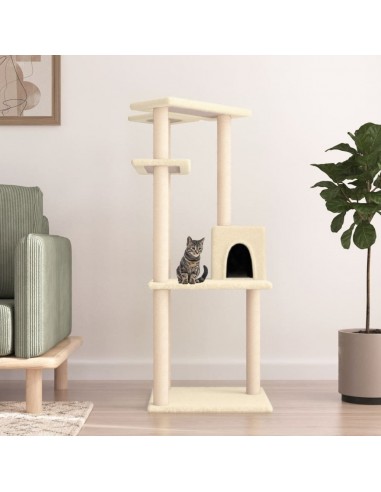 Arbre à Chat Jardinna LuxCat 123 cm avec Griffoirs Sisal Comment ça marche