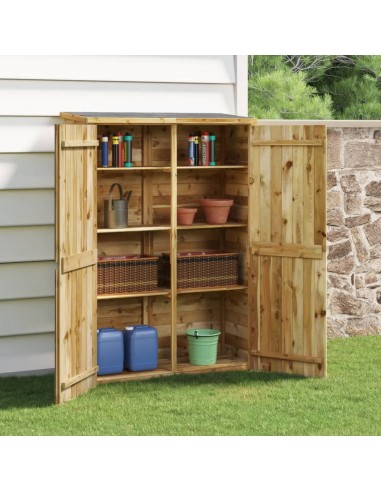 Cabane de jardin en bois robuste et résistant à la corrosion Voir les baskets