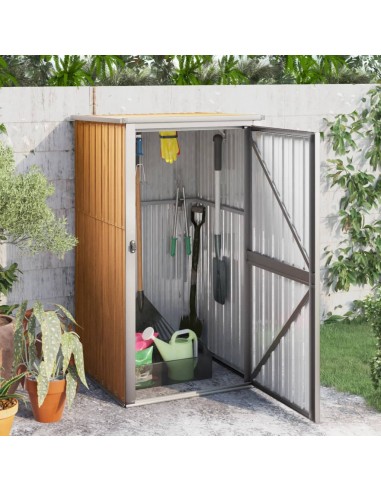 Cabanon de Jardin en Acier Galvanisé -  Parfait pour Ranger vos Outils la colonne vertébrale