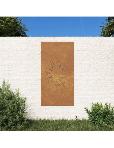 Décoration Murale Métallique Design En Acier Corten Pour Jardin le des métaux précieux