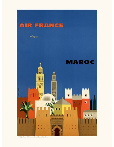 Affiche Maroc - Air France pas chere