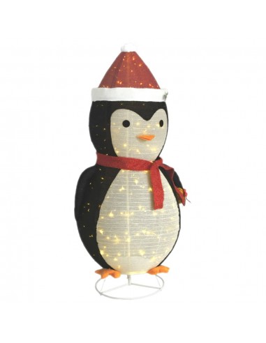 Décoration de Noël Pingouin À LED Tissu Luxe 180 cm Noir avec 200 LED livraison et retour toujours gratuits