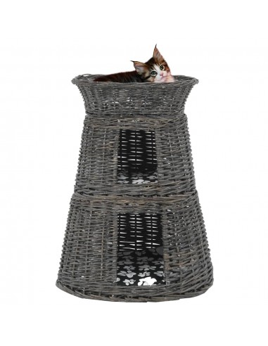 Jeu De Panier Pour Chats 3 Pcs Avec Coussins 47X34X60 Cm français