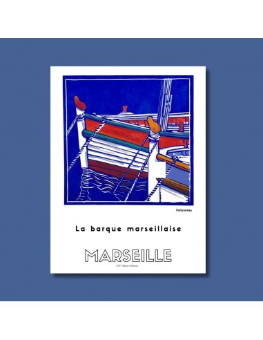 Affiche - La Barque Marseillaise - FafaComey d'Europe débarque