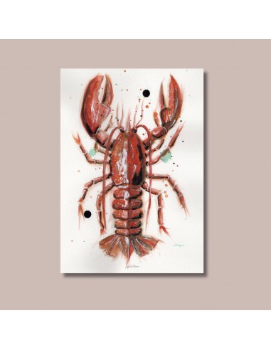 Affiche - Homard - Watergame les muscles