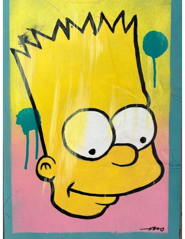 Bart Simpson Cartoon Pop Art Paris Déstockage Promo